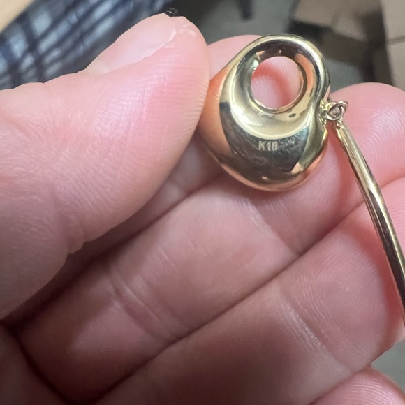 18k japan gold Monaca Bangle 17cm - Picture 5 of 6